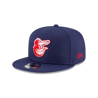 Blue Baltimore Orioles Hat - New Era MLB Americana Fade 9FIFTY Snapback Caps USA5796104